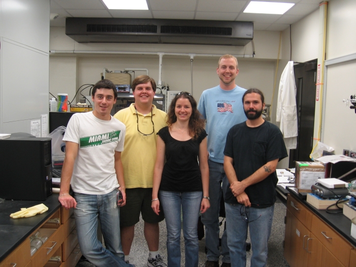 Lehigh University Vicic Lab - Group from 2006